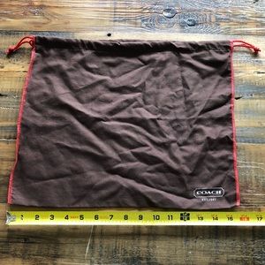 Coach dust bag